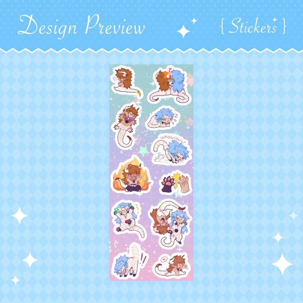 Chibi Hollow IchiGrimm Sticker Sheet