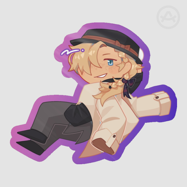 [BSD] Verlaine Die Cut Sticker Colored Edge 2in