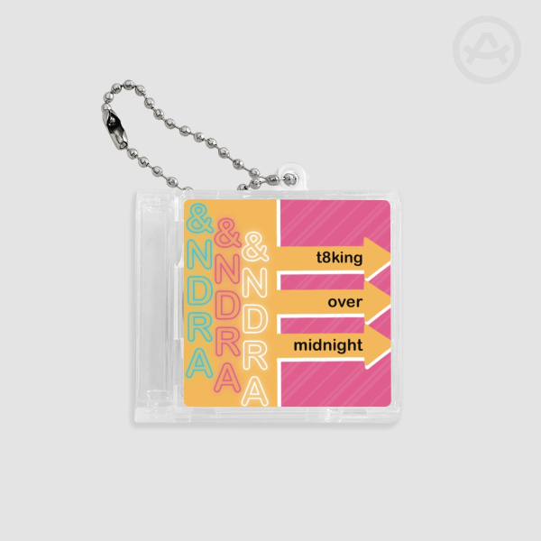 &NDRA - T8king Over Midnight | CD Keychain