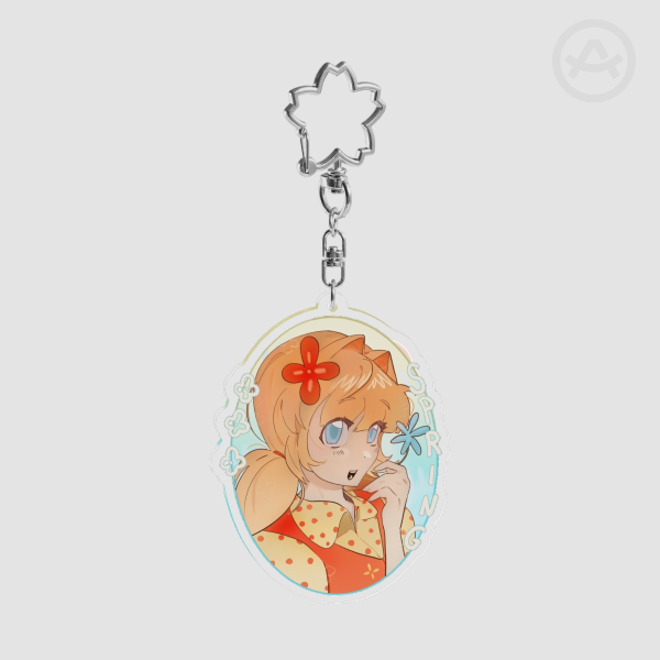 Spring Stat Clear Acrylic Keychain