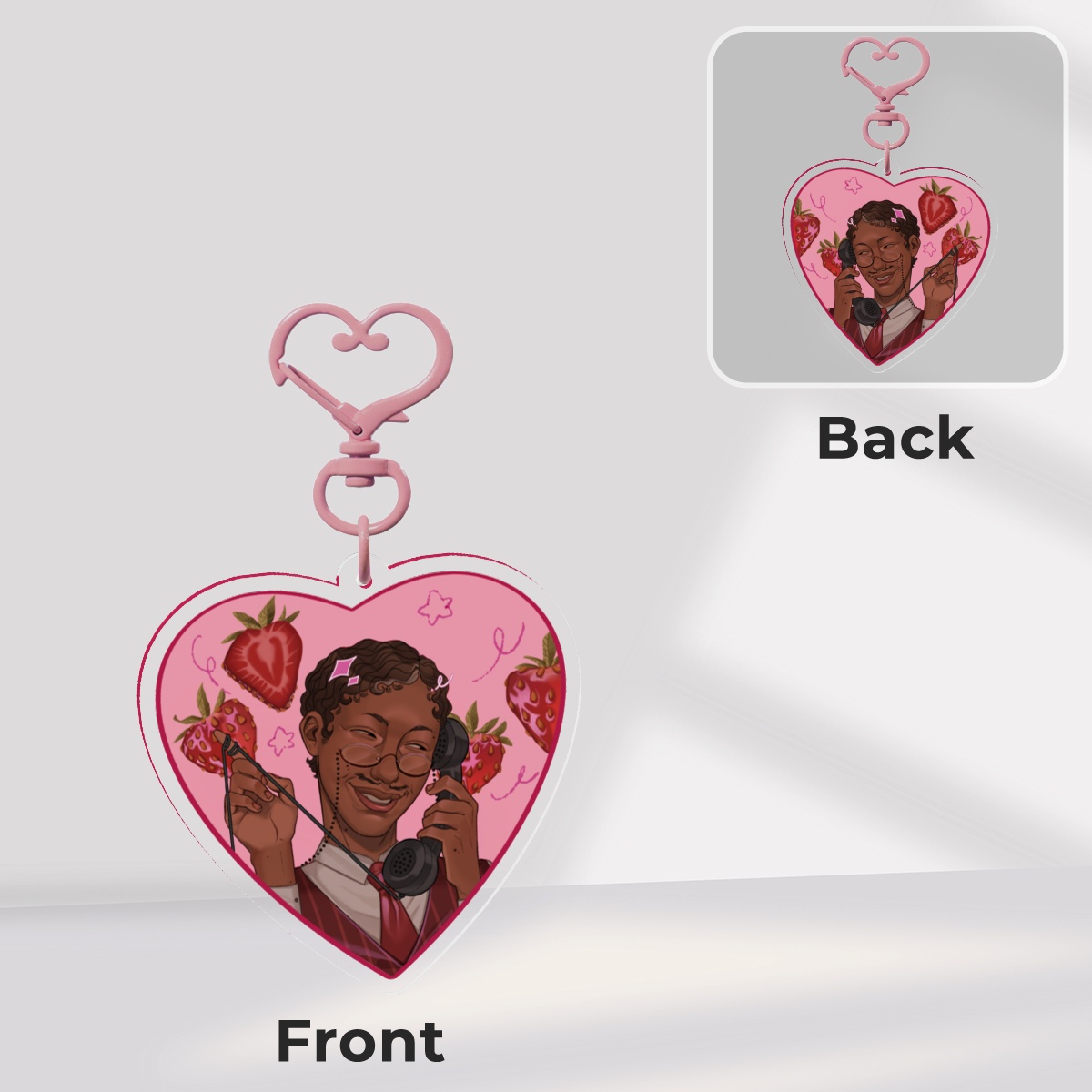 Clear Acrylic Keychains