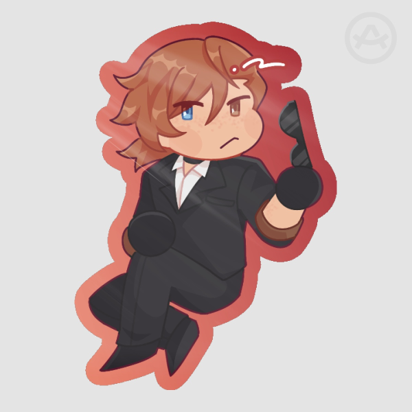 [BSD] SB Chuuya Die Cut Sticker Colored Edge 2in