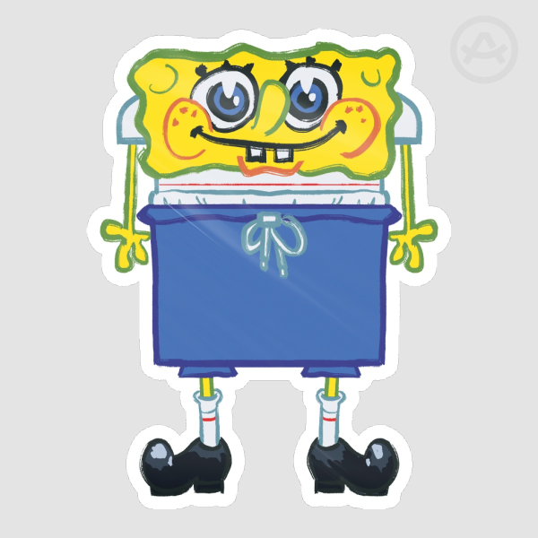 Spongebob "I'm cool!" Sticker