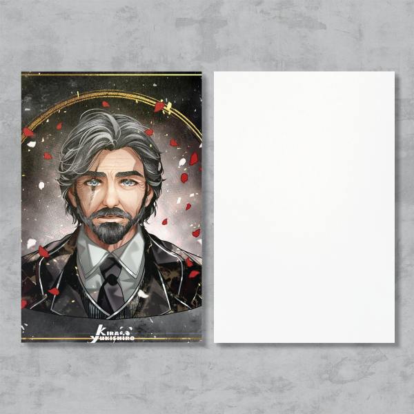 Painted Renoir Postcard