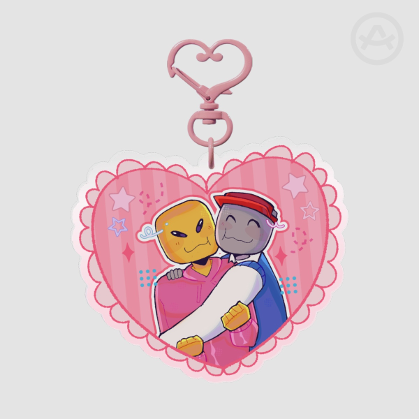 Andrew and Ivan bad things Acrylic Keychains