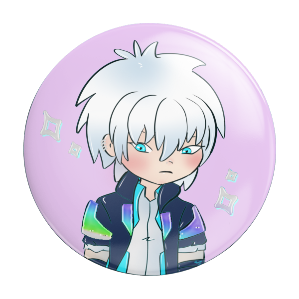 Hero Touya - Holo badge