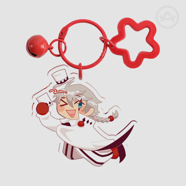 [BSD] Nikolai Clear Acrylic Keychain 2.5in
