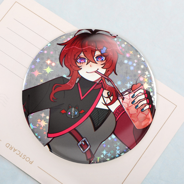 ANN13 Official Art Holographic Button Badge