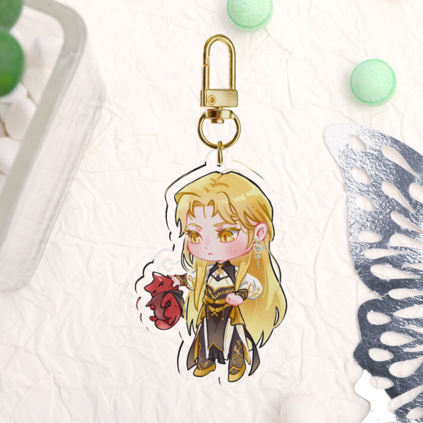 LCF Erhaven and Kitty Cale Clear Acrylic Charm