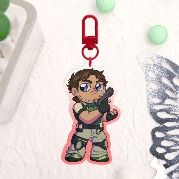 Resident Evil Chris Redfield Charm