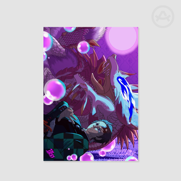 Monster Slayer: Bubble Breathing Poster