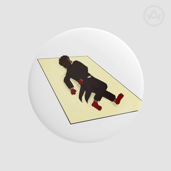 Kayne in a glue trap
