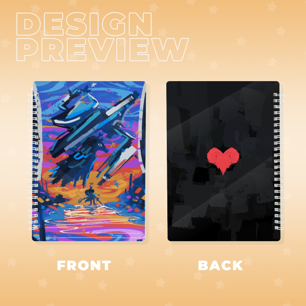 Knights A5 Double-side Spiral Notebook