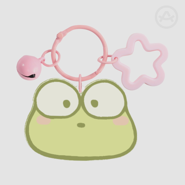 Keroppi inspired Keychain