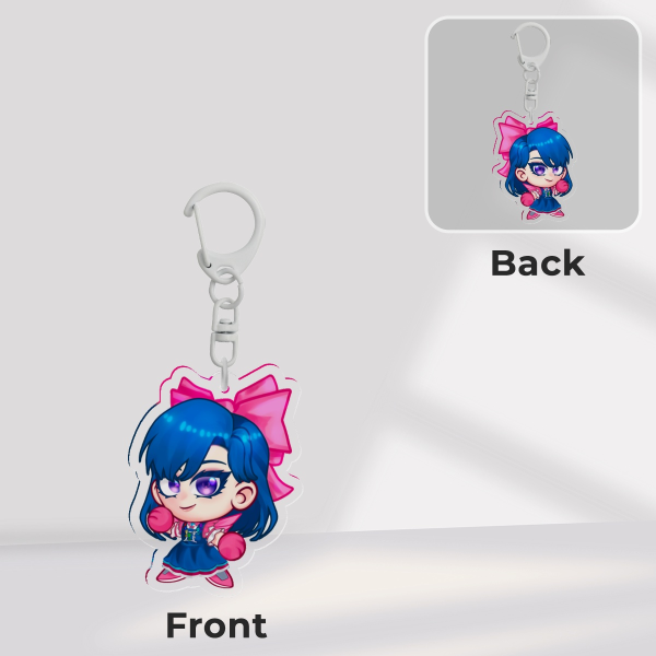 Indigo Mizumi Clear Acrylic Keychain (5cm)