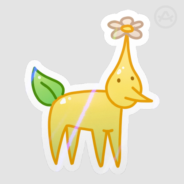 Pikmin dog sticker