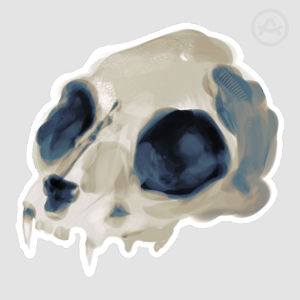 Skull A Die Cut Stickers