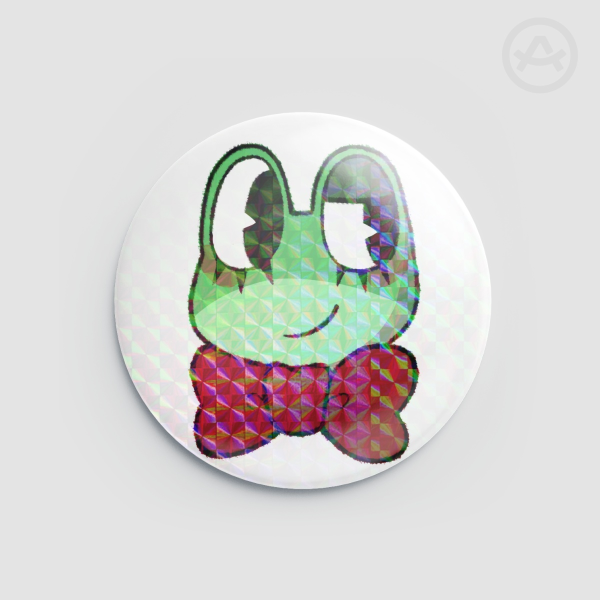 Ribbit Button Pin