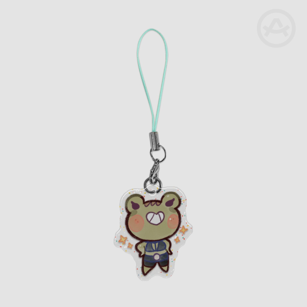 Frog'Zel - Glitter Epoxy Charm
