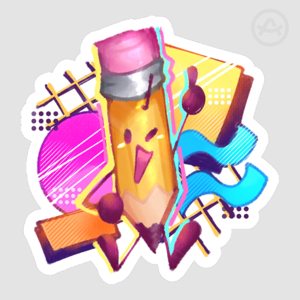 BFDI Pencil Sticker