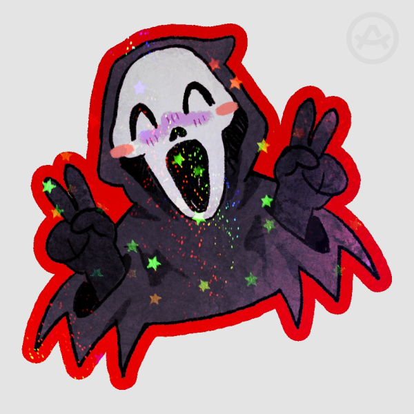 GHOSTFACE peace sign