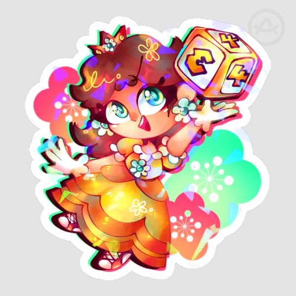 Princess Daisy Sticker
