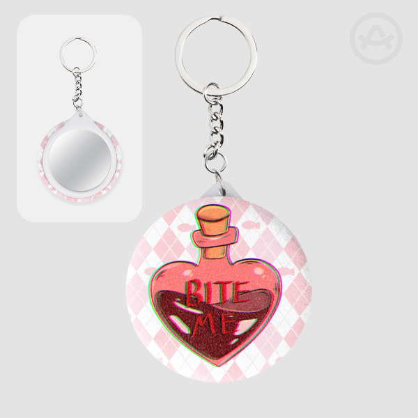 Bottle of venom Mirror Keychain