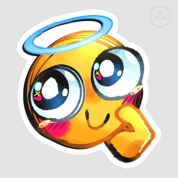 Innocent Angel Cute Emoji Sticker