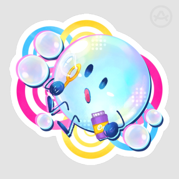 BFDI Bubble Sticker