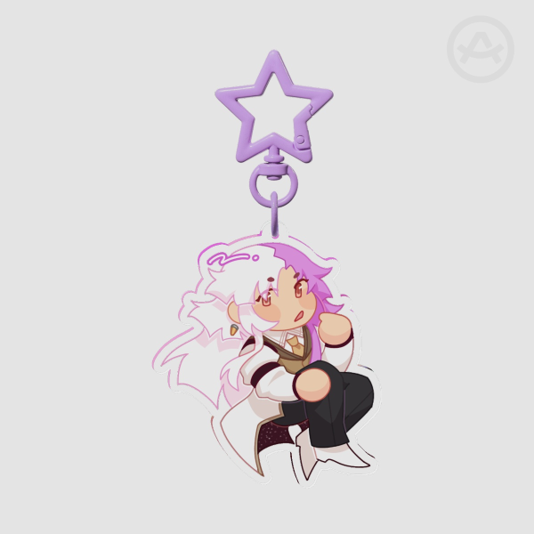 [BSD] Sigma Clear Acrylic Keychain 2.5in