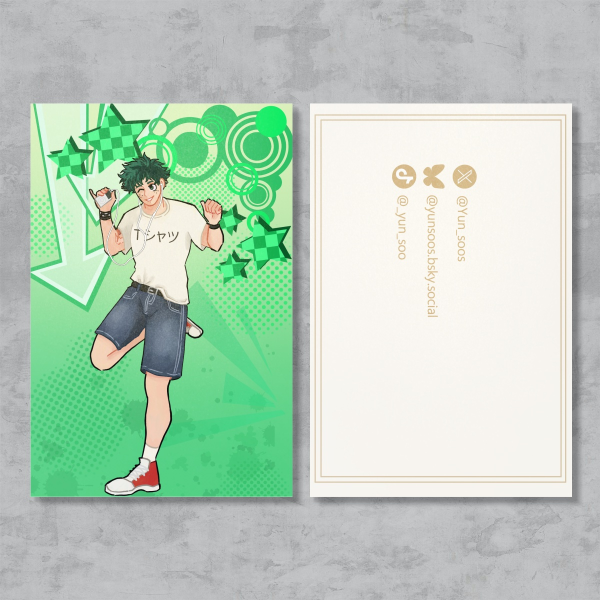 Deku ♥ MHA ♥ Print ♥ Postcard