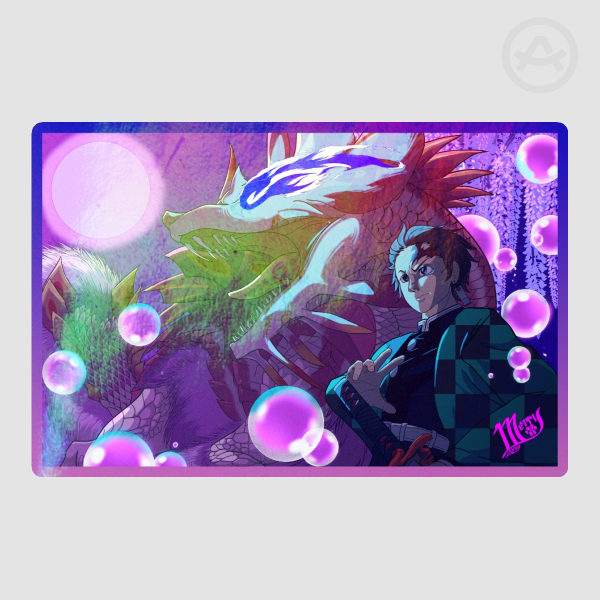 Monster Slayer: Bubble Breathing Sticker