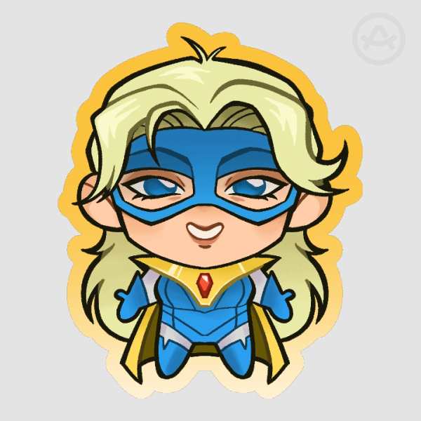 Blonde Blazer | Soft Touch Sticker