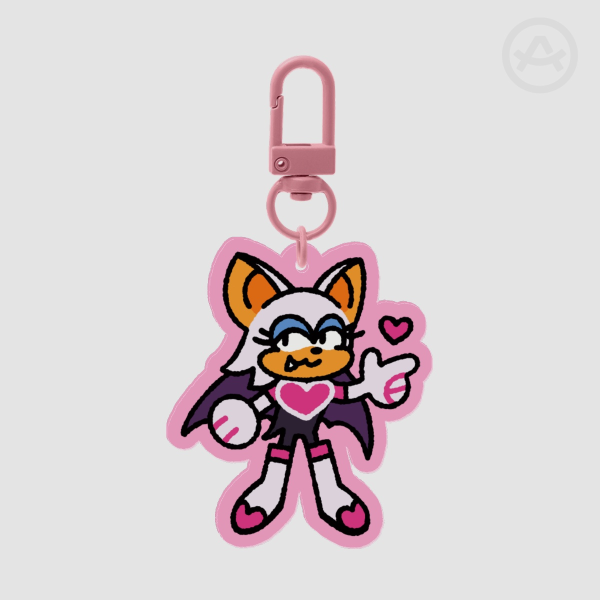 Sonic - Rouge the Bat - Acrylic Keychain
