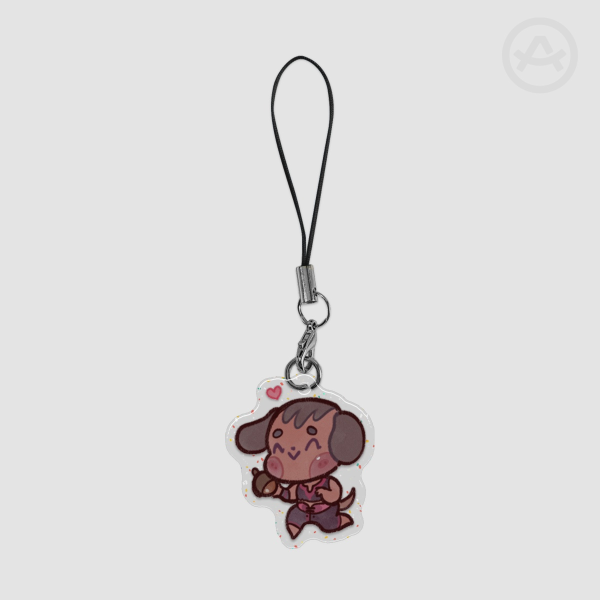 Puppy Wyll - Glitter Epoxy Charm