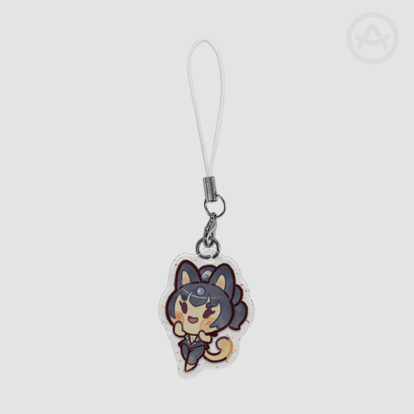 Shadowcat - Glitter Epoxy Charm