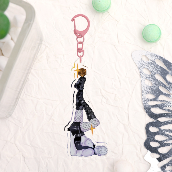 Pinhead Pinup Keychain