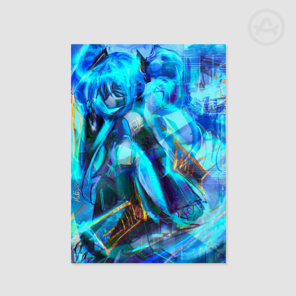 AA22-VOCALOID X STIGMATA- HATSUNE MIKU A4 Poster