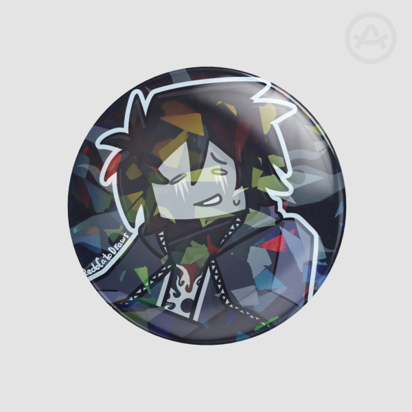 Two Time Broken Glass Badge