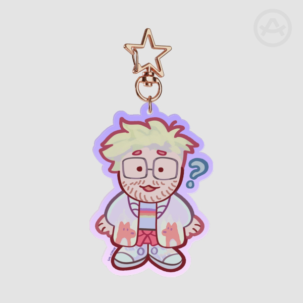 Chibi Ryland Grace 2.7’’ Colored Background Acrylic Keychain PHM