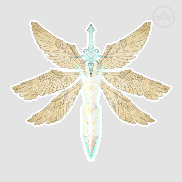 Angel Sword - Sticker