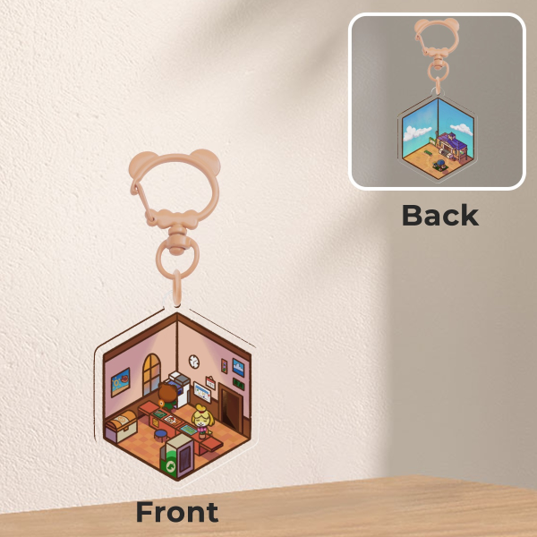 Animal Crossing | Acrylic Keychain Office