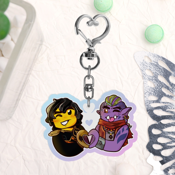 Lostshipping acrylic keychain