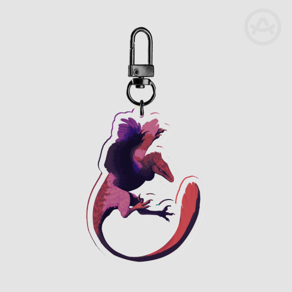 Raptor keychain