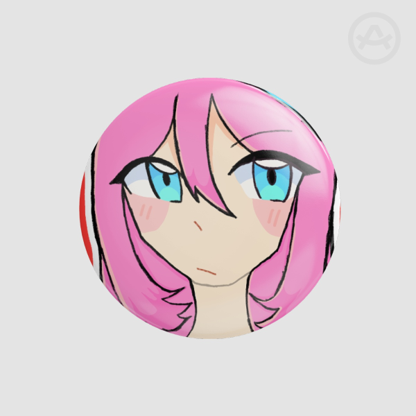 Aubrey Round Badges (Button Pins) | Omori