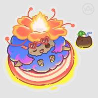 Magma Bloom lava pool sticker