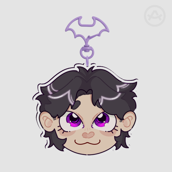 Vampires SMP Human Avid Acrylic Keychain