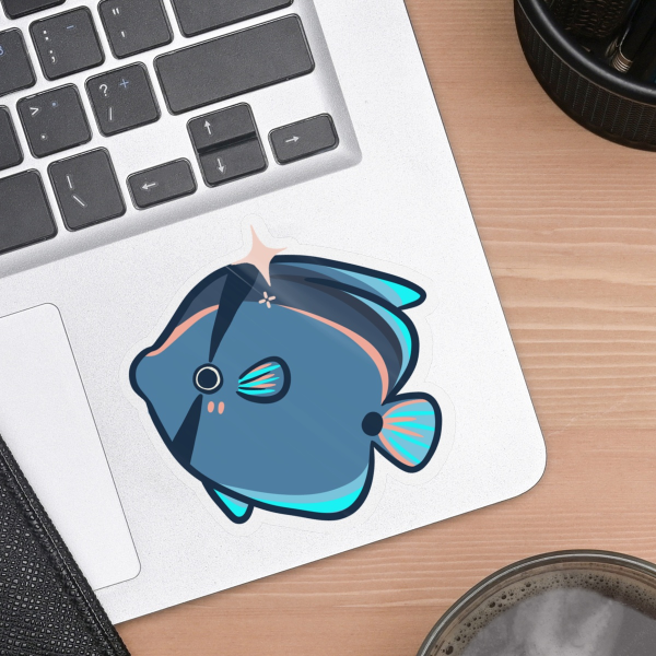 Vinyl Die Cut Stickers - Butterfly fish