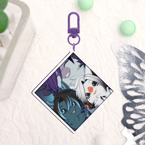 Fruit Blooms Yuletide 2025 - Tembra, Calloway, and Canna Acrylic Charm