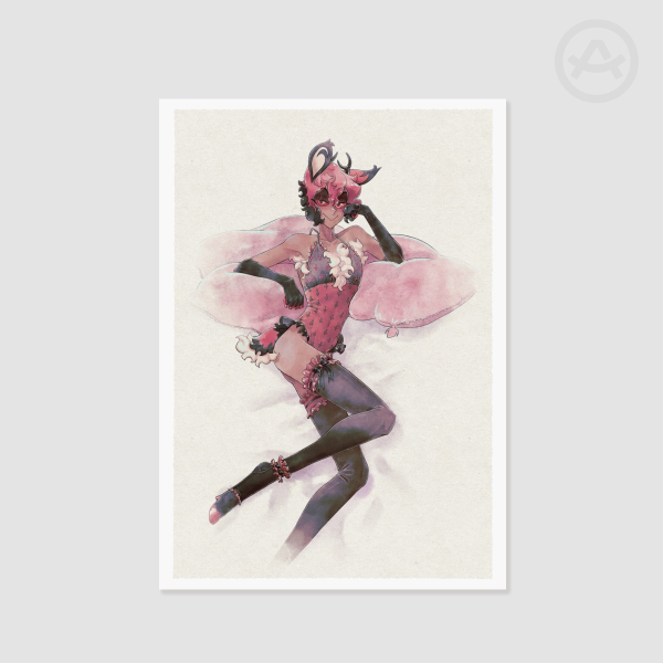 Tease - Alastor Lingerie Pinup